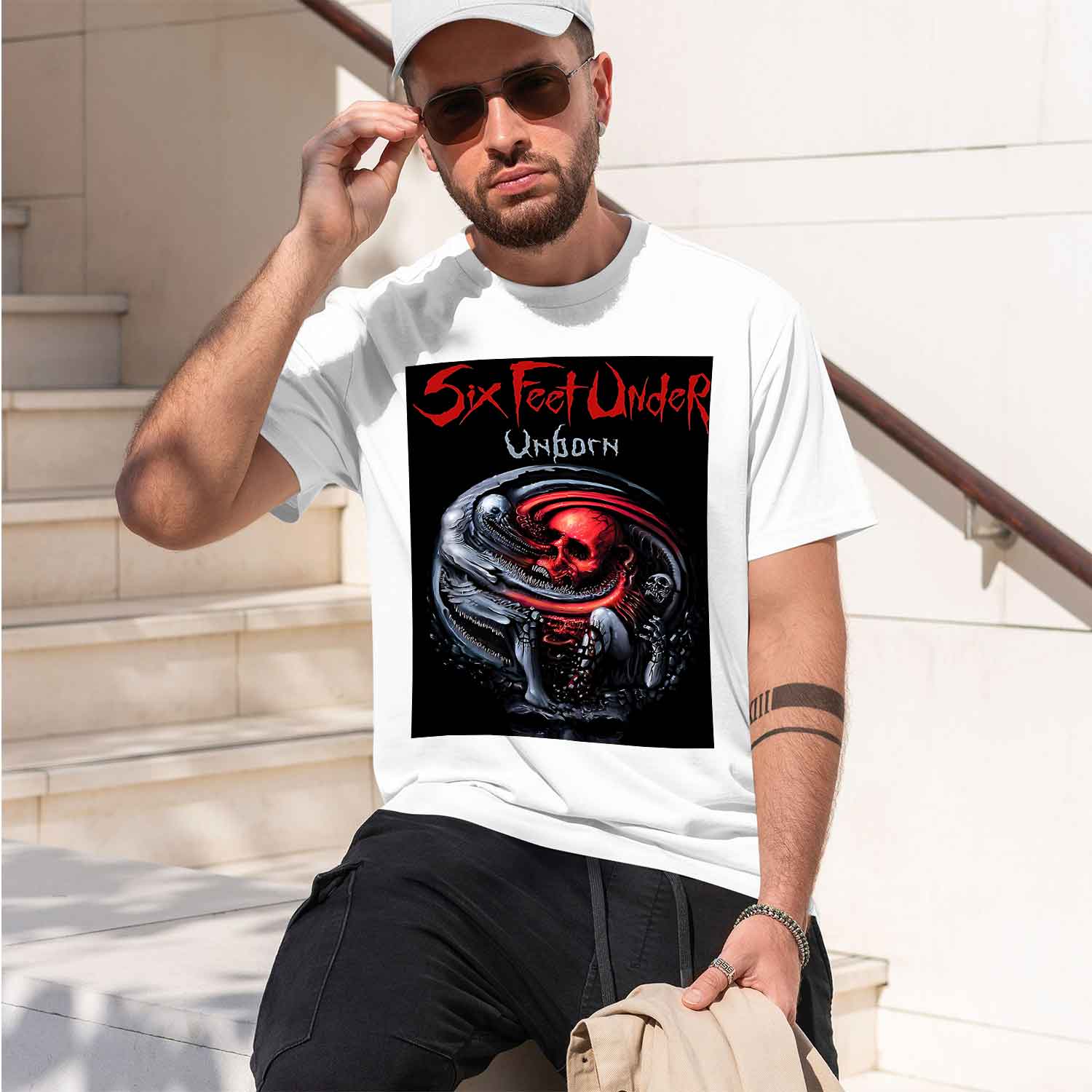 Six Feet Under – Unborn back 2 - Undershirt Crew Neck reseña y precio