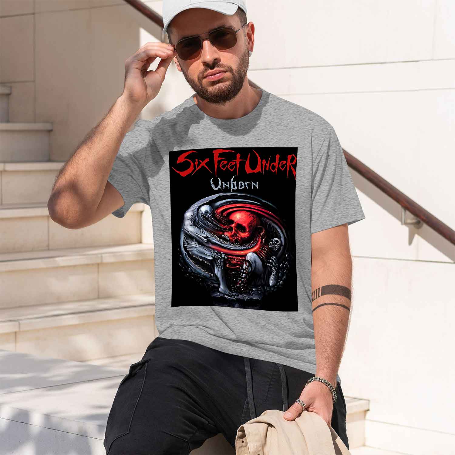 Six Feet Under – Unborn back 2 - Undershirt Crew Neck reseña y precio