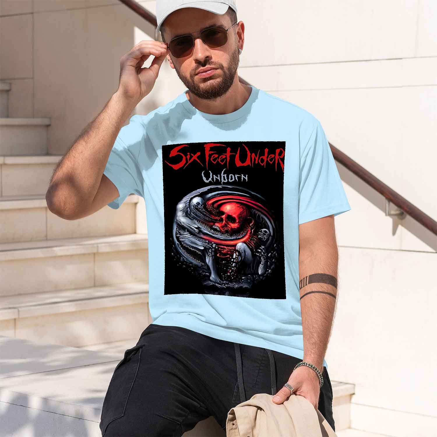 Six Feet Under – Unborn back 2 - Undershirt Crew Neck reseña y precio